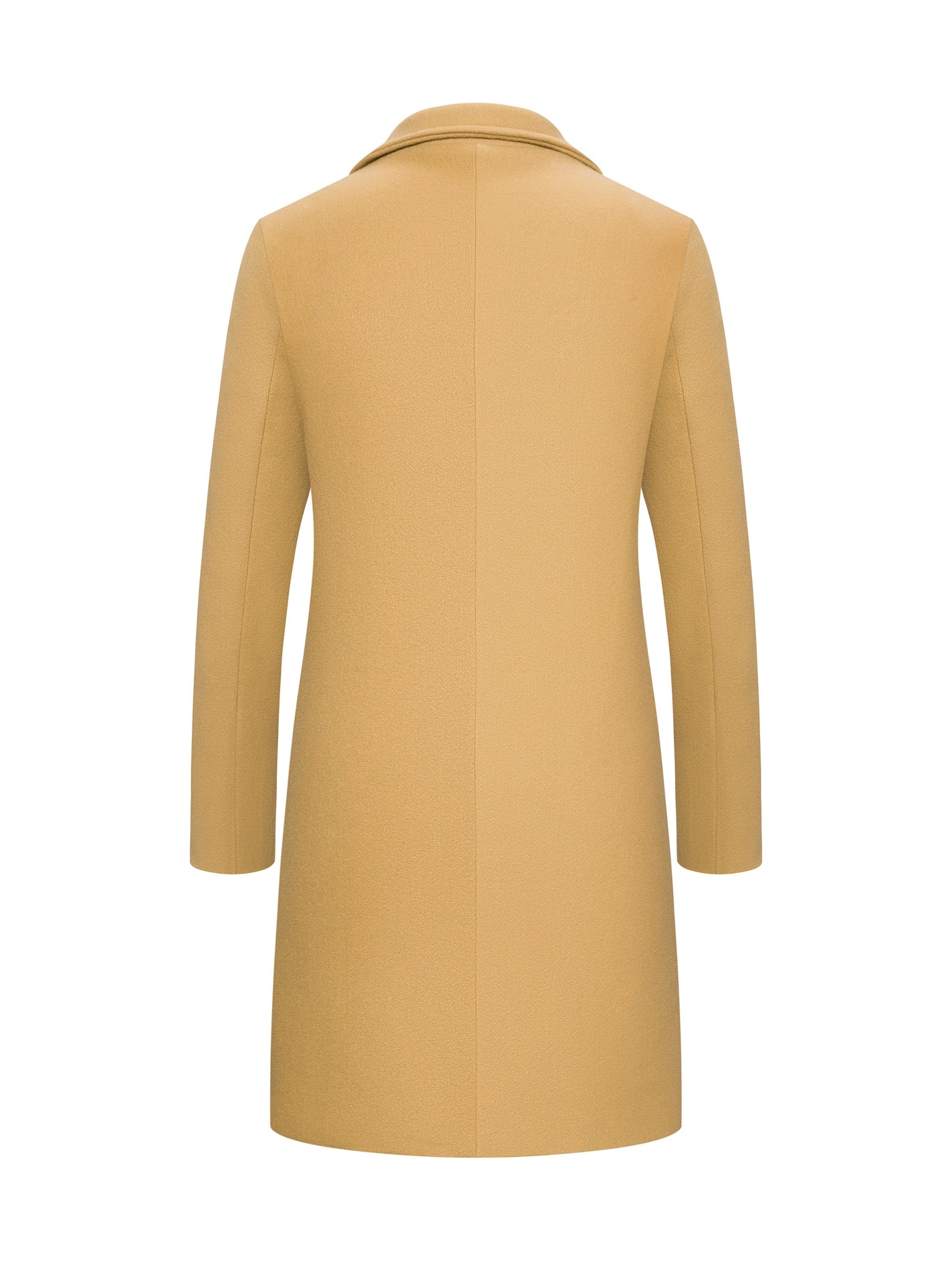 New Men's Mid-length Single Breasted Trench Coat Jacket