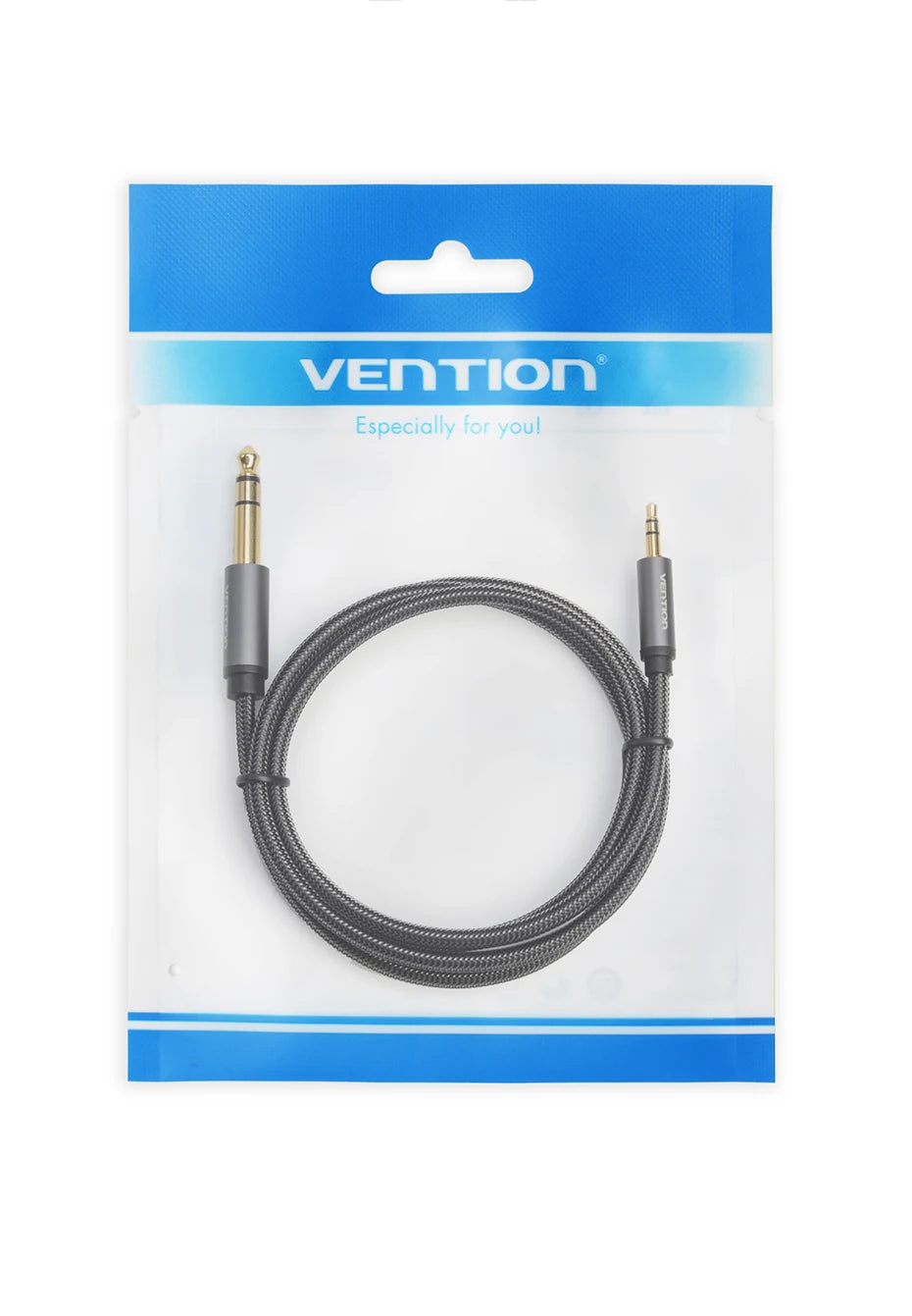 Vention Male to Male 3.5 mm to 6.35 mm Adapter Aux Cable for Mixer Amplifier Gold Plated 3.5 Jack to 6.5 Jack 3m 5m 10m Aux Cabo