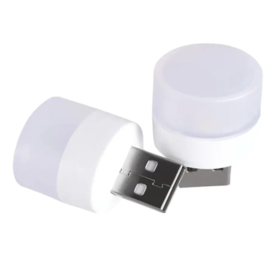 1/10Pcs Mini USB Night Light Eye Protection Book Reading Light USB Plug Computer Mobile Power Charging LED Night Lamp Warm White