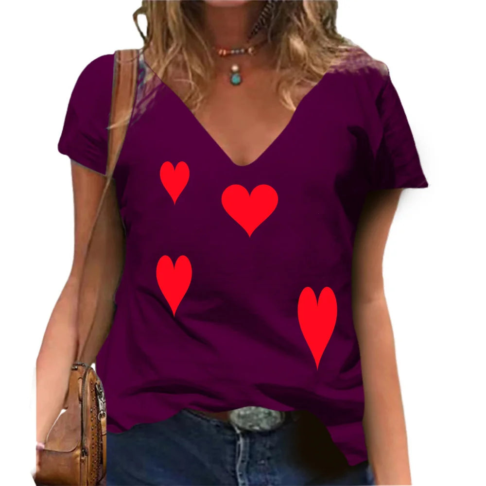 Harajuku Solid Color Gradation T Shirt For Women New 3D Girls Short Sleeve Tops Casual Ladies T-shirts Oversized Women Clothing