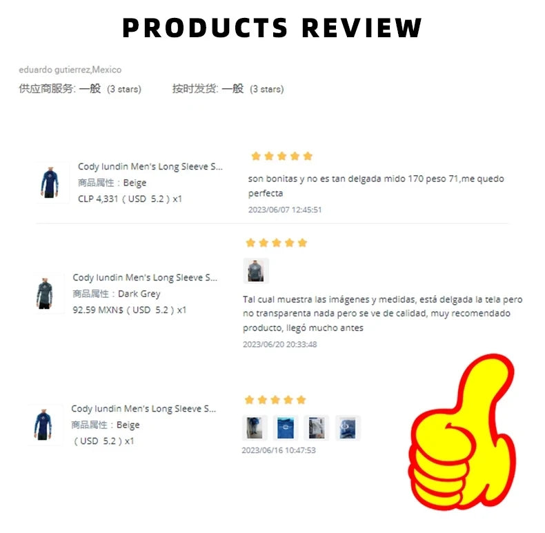 Cody lundin Men's Long Sleeve Shirt UPF 50+ UV Protection Sunscreen Sweatshirt for Hiking Running Workout Swim Surf Rash Gaurd