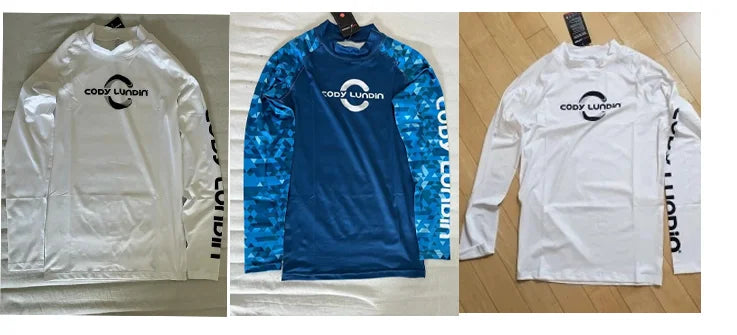 Cody lundin Men's Long Sleeve Shirt UPF 50+ UV Protection Sunscreen Sweatshirt for Hiking Running Workout Swim Surf Rash Gaurd