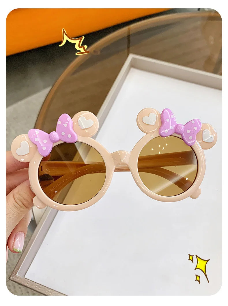 New Children Cute Cartoon UV400 Sunglasses Boys Girls Colors Outdoor Kids Sun Protection Sunglasses Baby Sport Shades Glasses