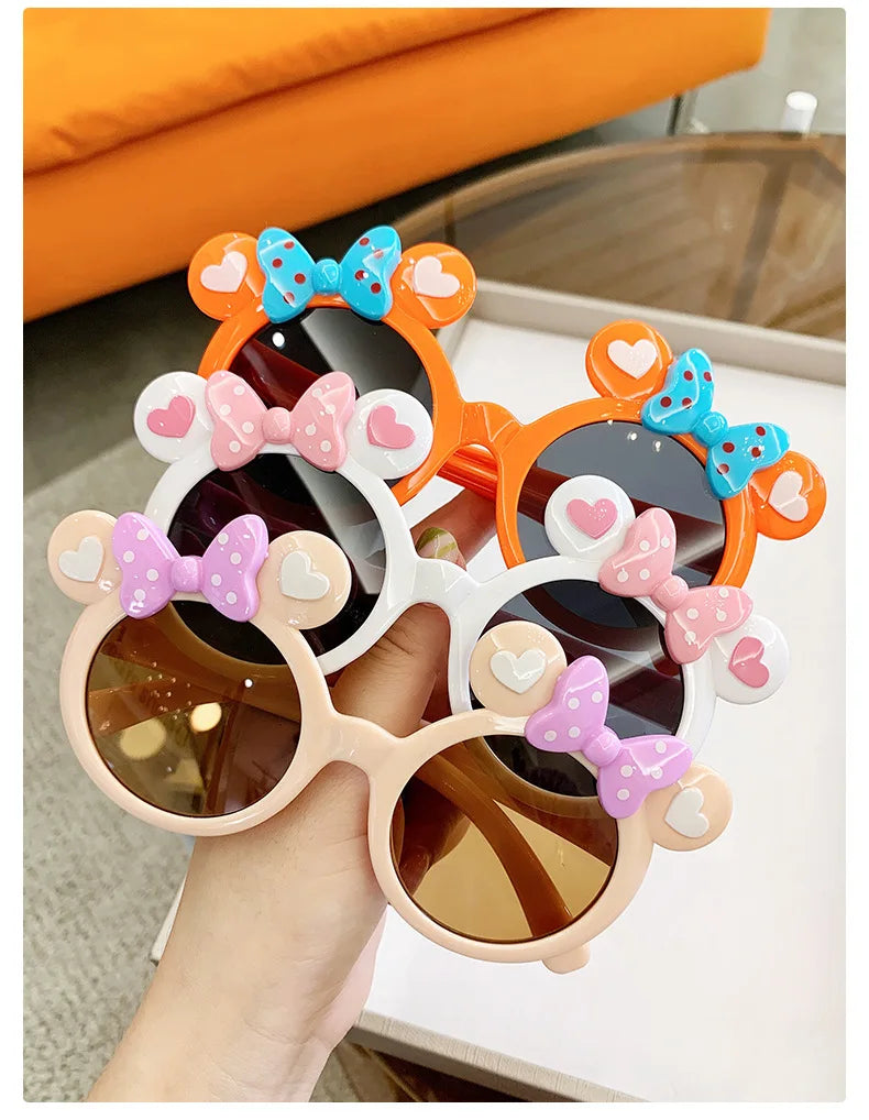 New Children Cute Cartoon UV400 Sunglasses Boys Girls Colors Outdoor Kids Sun Protection Sunglasses Baby Sport Shades Glasses