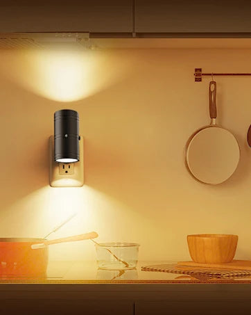 LED Night Light Plug In Smart Motion Sensor Light Dimmable Wall Lamp for Home Aisle WC Hallway Stair Kitchen Bedroom Night Lamp