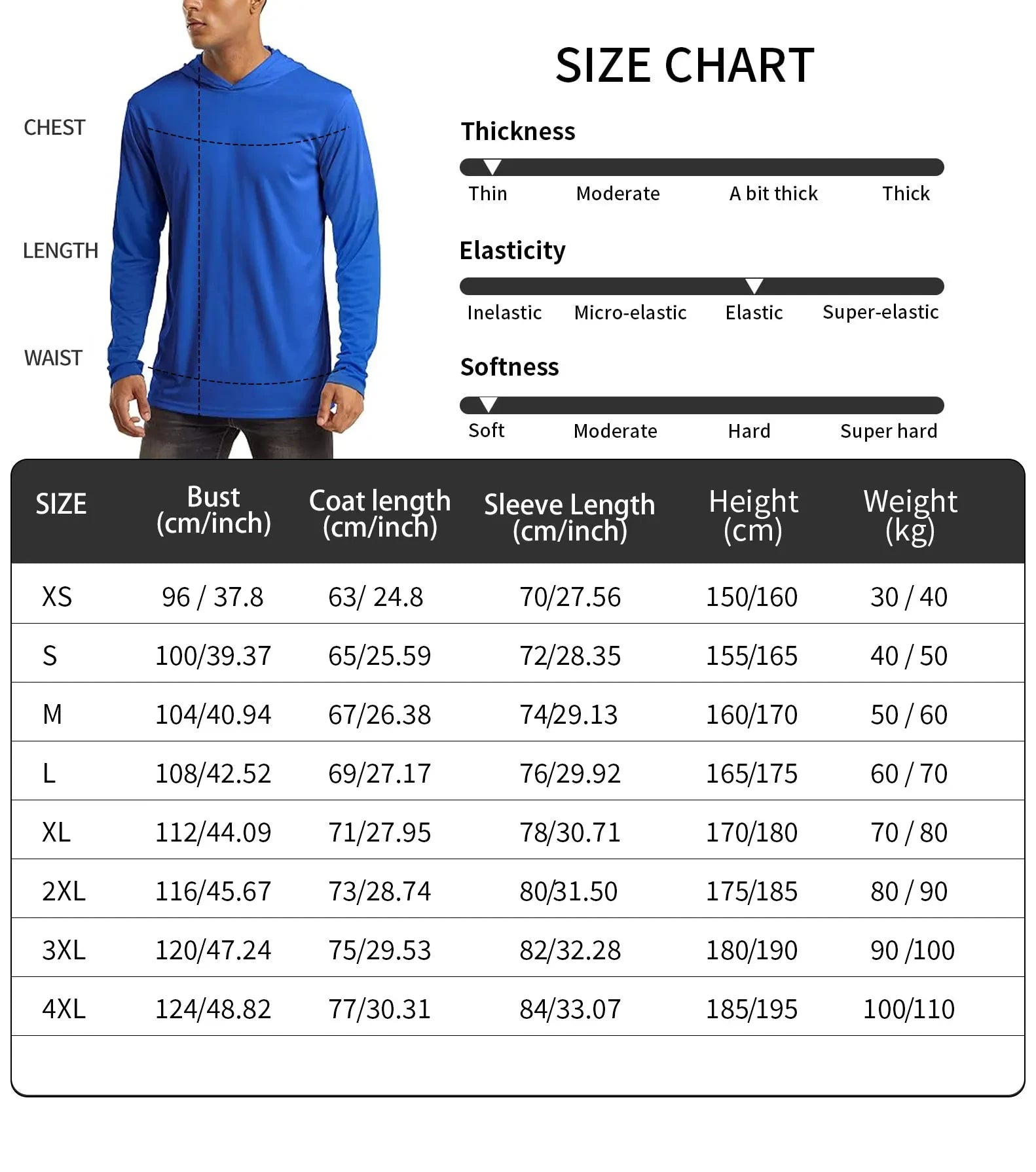 Fishing Shirt Hoodie,UPF 50+ Uv Protection Quick Dry Tops Breathable Outdoor Moisture Wicking Jersey Fishing Apparel shirt
