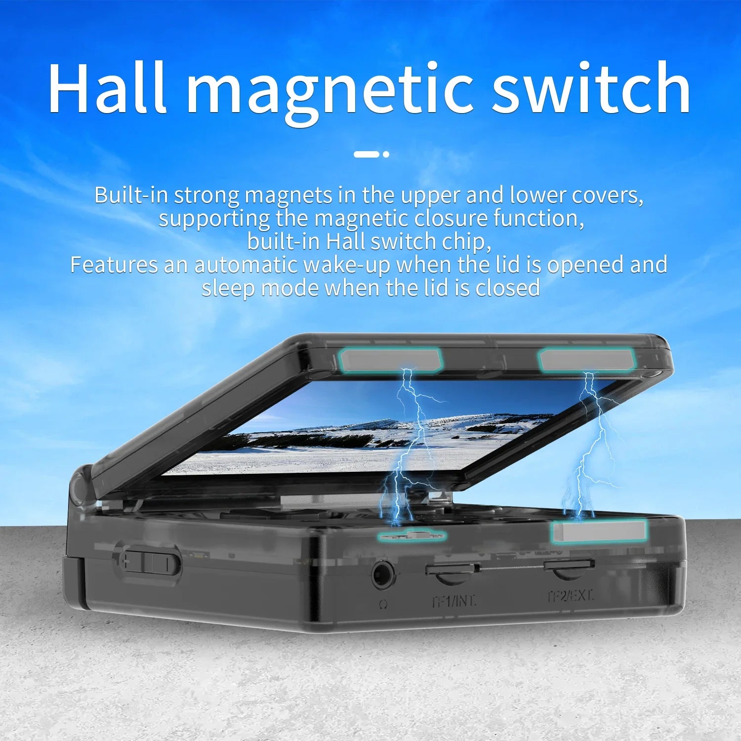 ANBERNIC RG35XXSP Retro Flip Handheld Game Console 3.5" IPS Screen Linux H700 Video Game Player Support Streaming WIFI Bluetooth