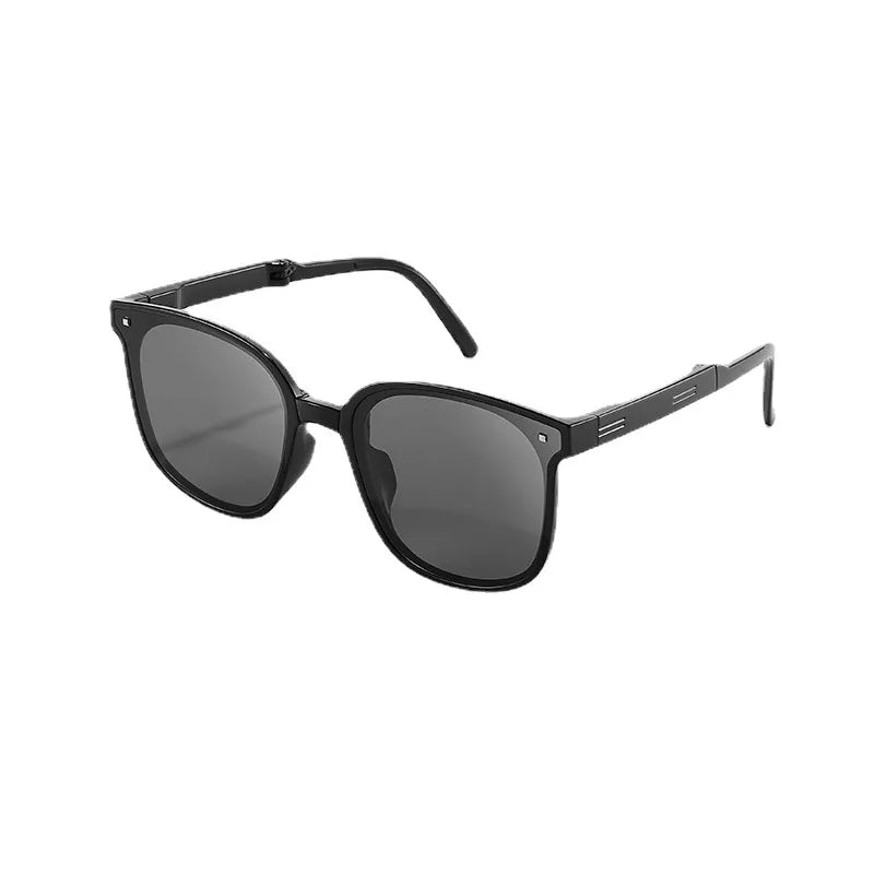 New Folding Sunglasses Fashion Sun Protection Folding Sunglasses Women Advanced Sense ins