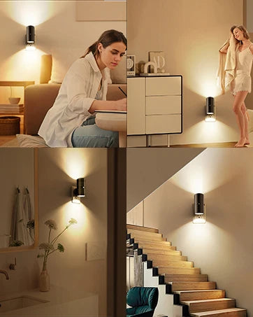 LED Night Light Plug In Smart Motion Sensor Light Dimmable Wall Lamp for Home Aisle WC Hallway Stair Kitchen Bedroom Night Lamp