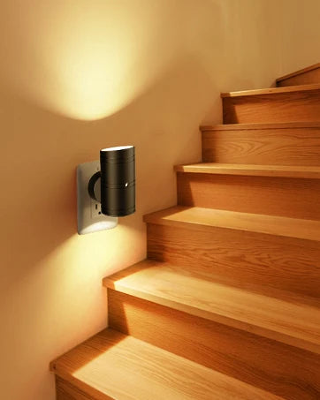 LED Night Light Plug In Smart Motion Sensor Light Dimmable Wall Lamp for Home Aisle WC Hallway Stair Kitchen Bedroom Night Lamp