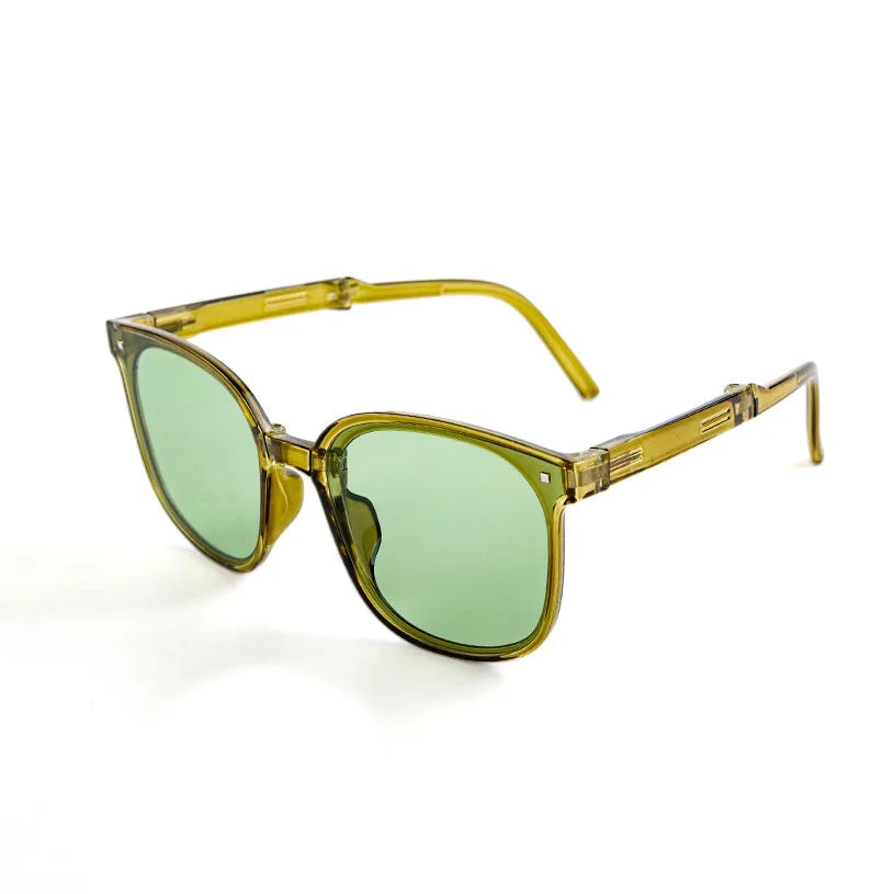 New Folding Sunglasses Fashion Sun Protection Folding Sunglasses Women Advanced Sense ins