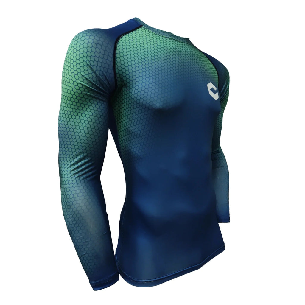 Cody lundin Men's Long Sleeve Shirt UPF 50+ UV Protection Sunscreen Sweatshirt for Hiking Running Workout Swim Surf Rash Gaurd