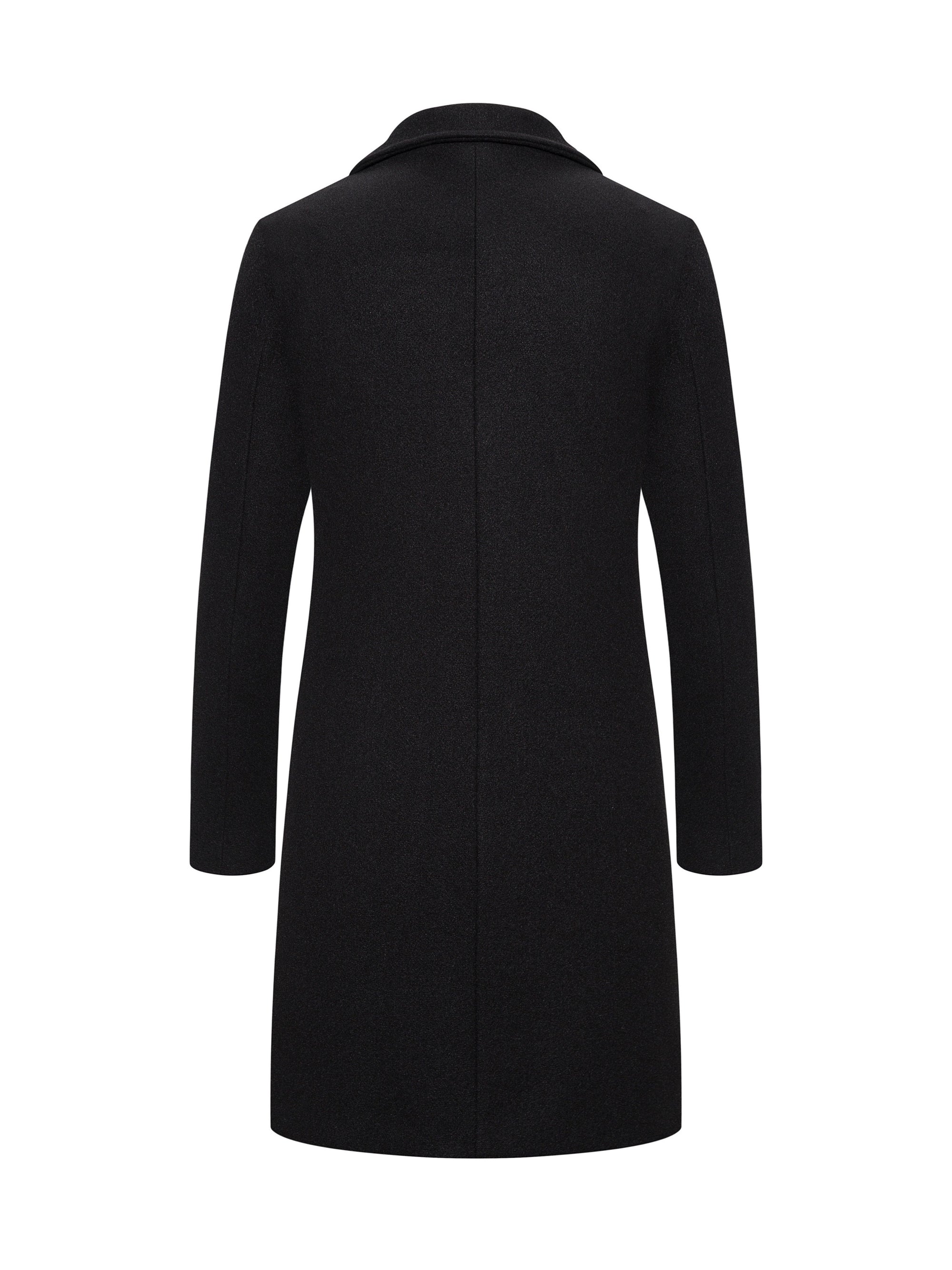New Men's Mid-length Single Breasted Trench Coat Jacket