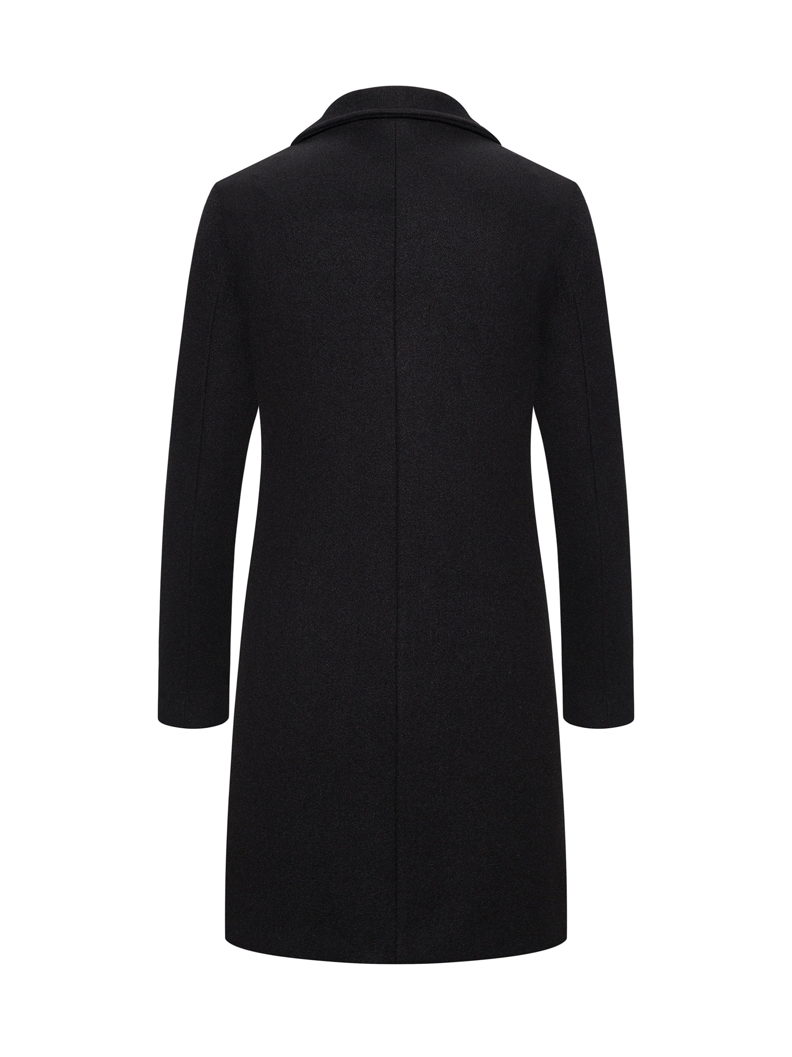 New Men's Mid-length Single Breasted Trench Coat Jacket