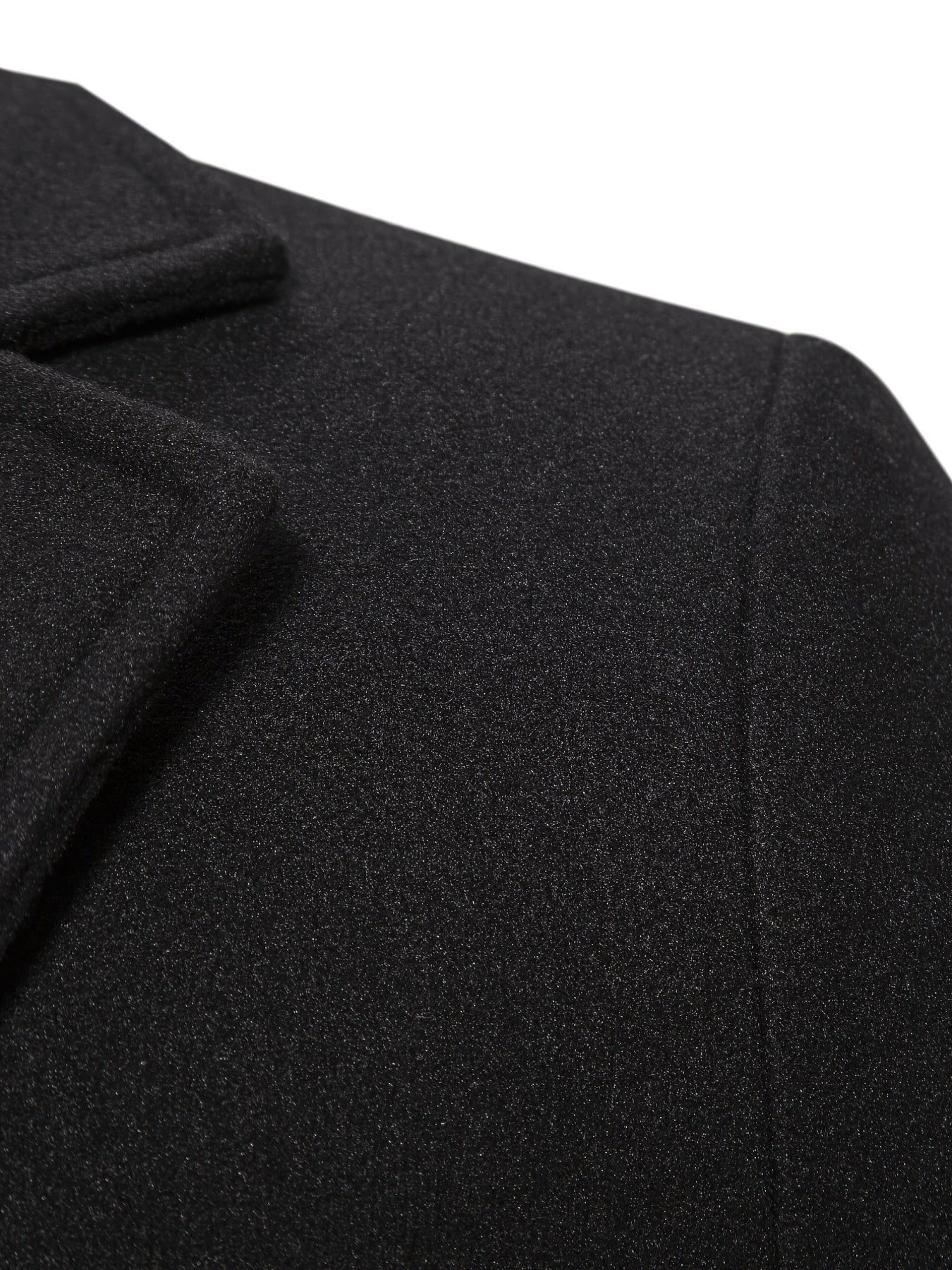 New Men's Mid-length Single Breasted Trench Coat Jacket