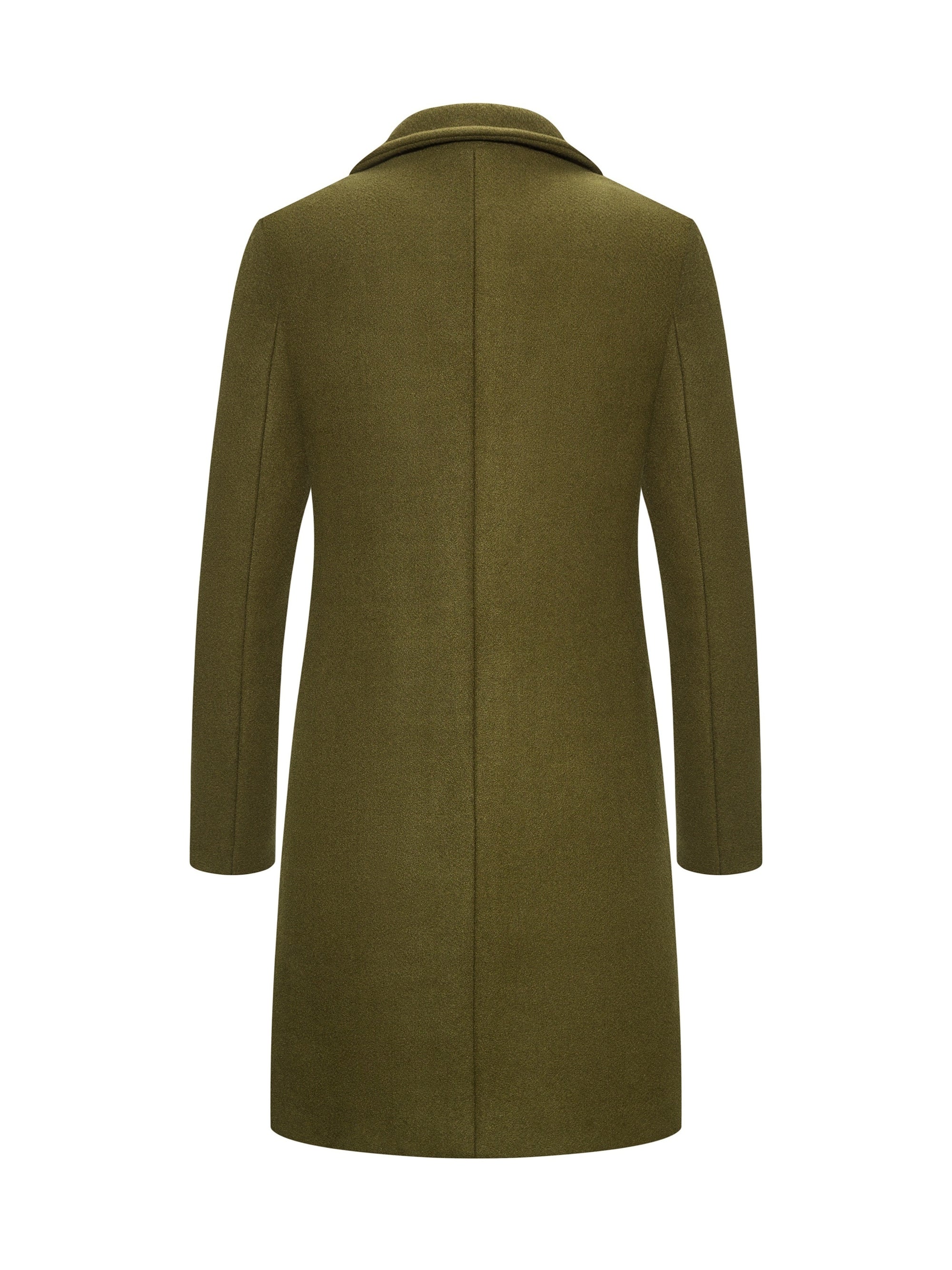 New Men's Mid-length Single Breasted Trench Coat Jacket